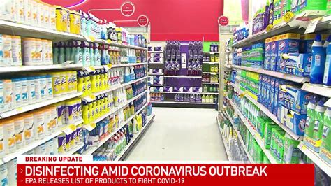 EPA releases list of approved disinfectants to kill coronavirus | WEAR