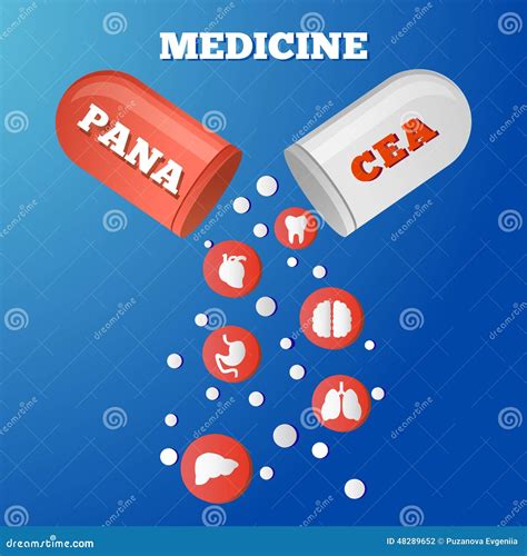 Panacea stock illustration. Illustration of marrow, remedy - 48289652