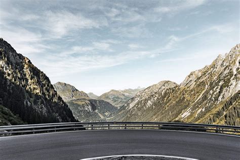 Mountain Road With Panorama Scenery View Free Stock Photo | picjumbo