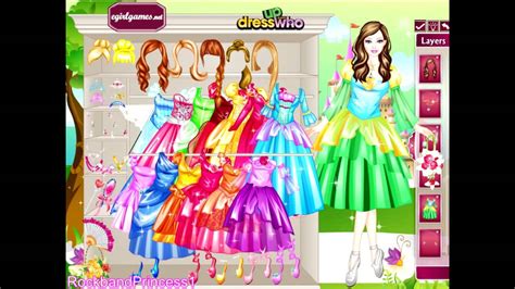 Barbie Princess Dresses Dress up Game - Dress Up Who - YouTube