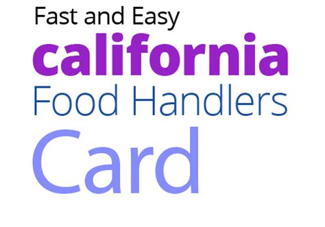 CALIFORNIA Food Handlers Card | eFoodHandlers® | $8