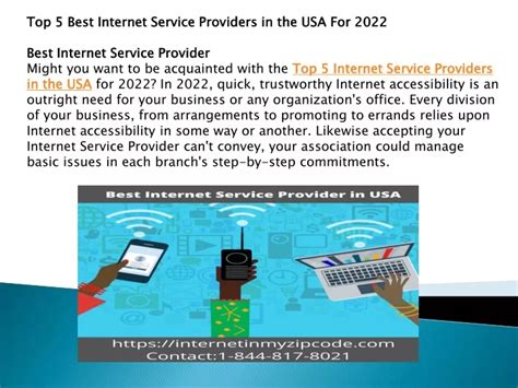 PPT - Top 5 Best Internet Service Providers in the USA For 2022 PowerPoint Presentation - ID ...