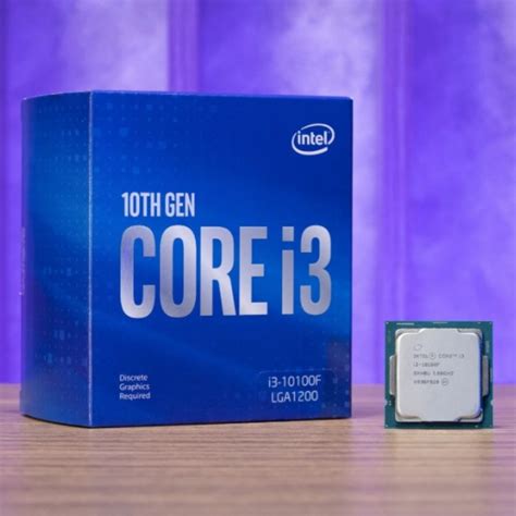 CPU Intel Core i3 10100F (3.60 Up to 4.30GHz, 6M, 4 Cores 8 Threads) Box Chính Hãng