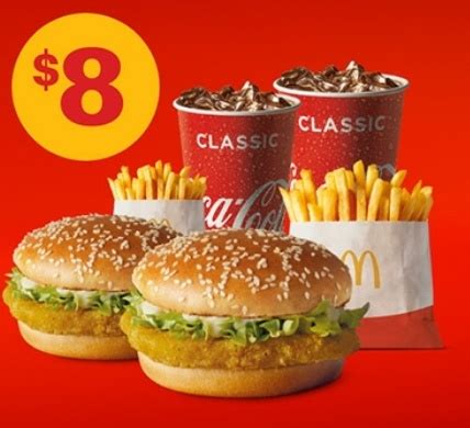 DEAL: McDonald’s - 2 Small McChicken Meals for $8 (13 November 2020 ...