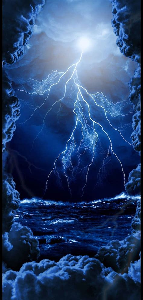 Download Blue Thunderstorm Weather Wallpaper | Wallpapers.com