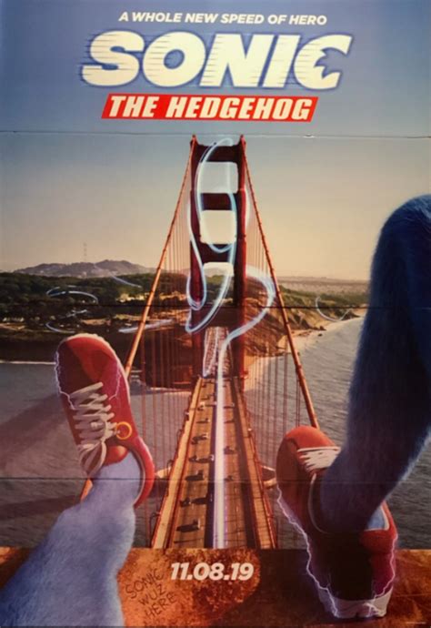 Old Movie Sonic Poster