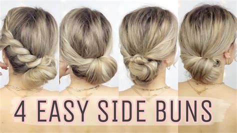 Side Bun Hairstyles Tutorial