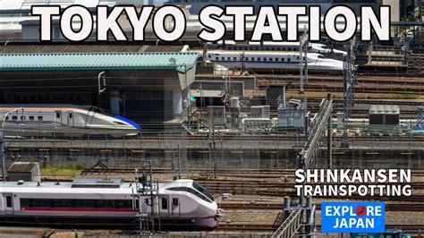 Tokyo Station SHINKANSEN train spotting | Explore Japan - YouTube