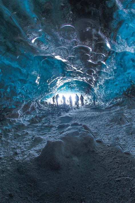 Ice cave group shot - Jim Zuckerman photography & photo tours