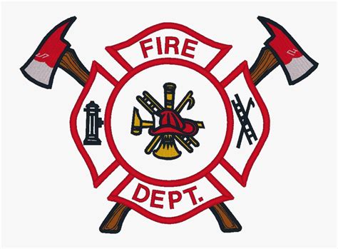 Firefighter Badge Png Transparent Image - Fire Department Logo With Axes , Free Transparent ...