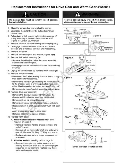 Download Legacy 696CD-B Garage Door Opener Owners Manual - DocShare.tips