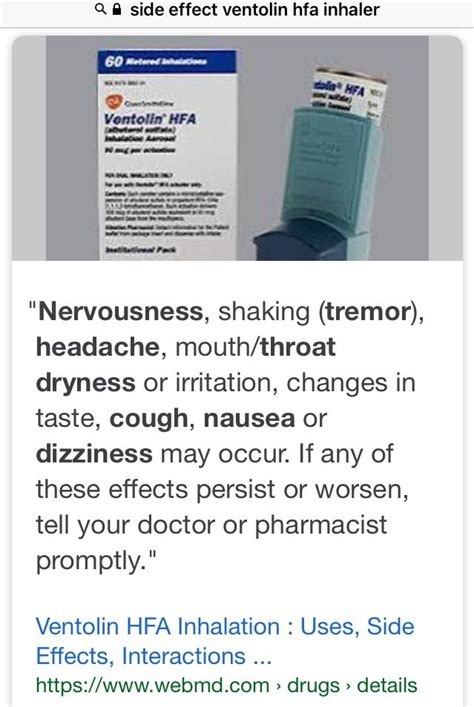 Inhaler Side Effects | Inhaler, Side effects, Siding