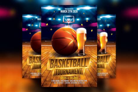 Basketball Flyer PSD Template Download | Hyperpix