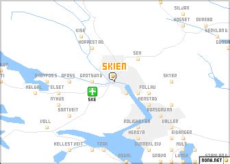 Skien (Norway) map - nona.net