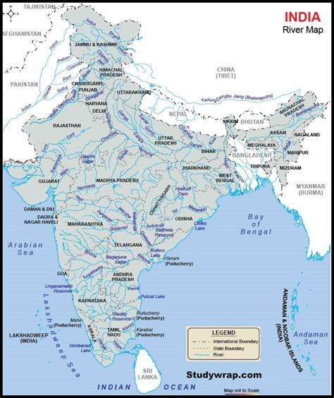 Indian Cities on River Banks (State-wise List) - Study Wrap