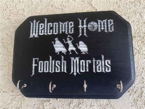 Welcome Foolish Mortals Sign | Etsy