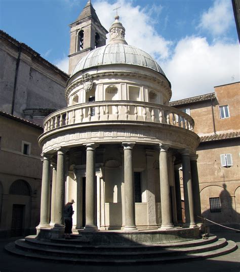 Bramante's Tempietto, oblique view (with Beth) | Donato Bram… | Flickr