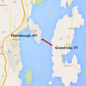 Grand Isle, VT – Plattsburgh, NY – Lake Champlain Ferries