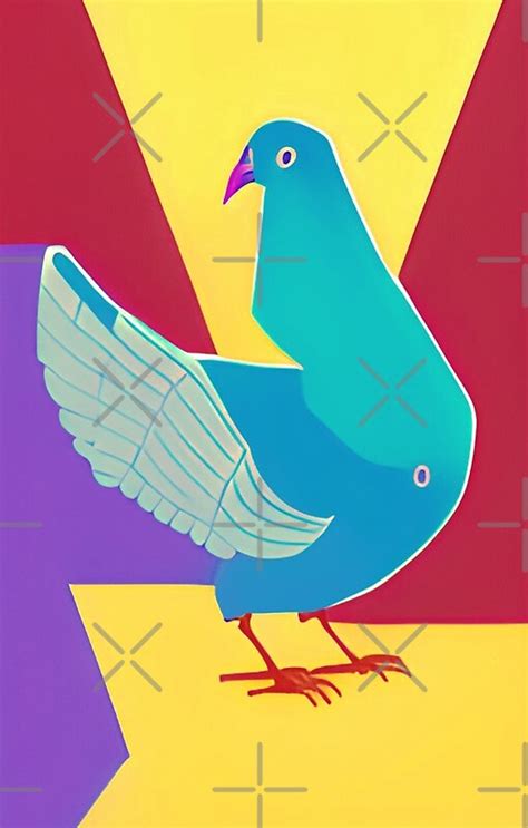 "Pigeon art" by CalliopeCr | Redbubble