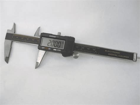 Digital Caliper 6 Inch Stainless Steel Measures Inch/MM with Case & Battery - Code Auto Tool and ...