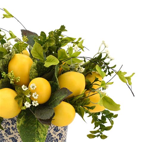 Gorgeous new lemon arrangement | Lemon flowers, Lemon kitchen decor ...