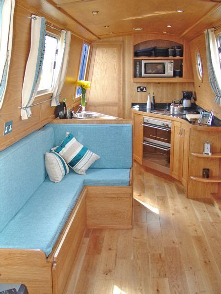 BRAND NEW 48ft Trad Style Narrow Boat | Camper interior design, House boat, Camper interior