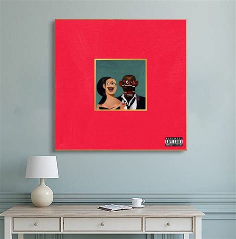 Kanye West My Beautiful Dark Twisted Fantasy Album Cover Art - Etsy Hong Kong