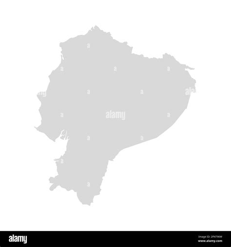 Ecuador vector map design illustration. Ecuador country silhouette Stock Vector Image & Art - Alamy