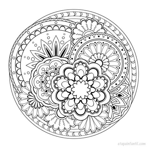 Mandalas para imprimir e colorir | Mandala drawing, Adult coloring ...