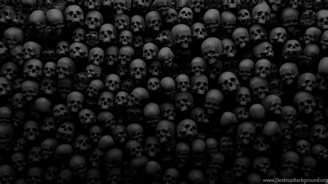 Skull, Black Skulls, 3D, Many Wallpaper,skull HD Wallpaper,black ...