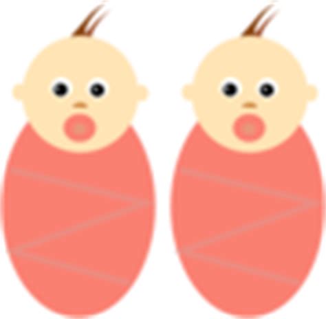 Twin Baby Girls Clip Art at Clker.com - vector clip art online, royalty free & public domain