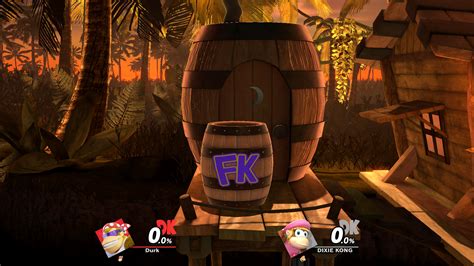 Funky Kong Intro Barrel (Donkey Kong) [Super Smash Bros. Ultimate] [Mods]