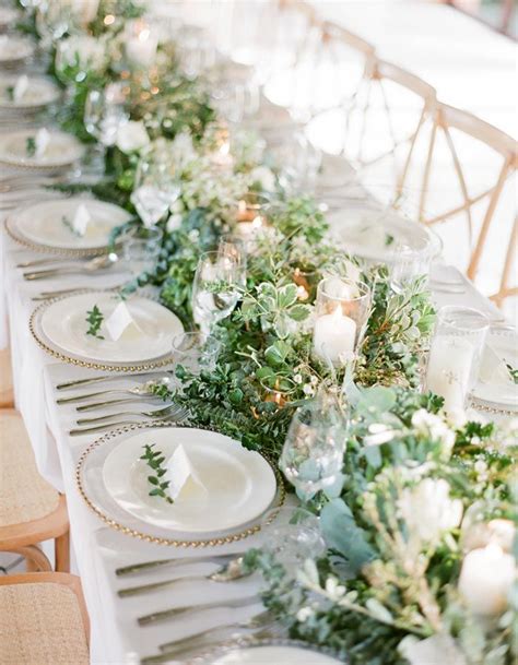 21 Incredibly Gorgeous Floral Runner Ideas Guests Will Flip Over - Wilkie | Wedding table ...