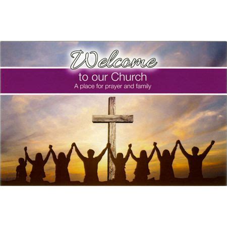 Welcome to Our Church Visitor Cards (Pack of 100) | ChurchSupplier