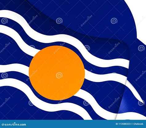 Flag of West Indies Federation 1958-1962 Stock Illustration ...