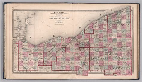 Atlas of Ohio : Connecticut "Western Reserve" - David Rumsey Historical Map Collection