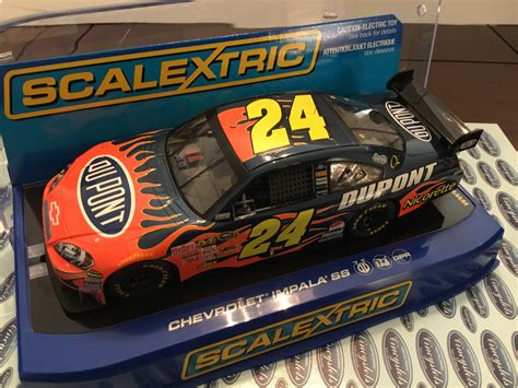 SCALEXTRIC C2893 COT NASCAR #24 CHEVY IMPALA SS JEFF GORDON 1/32 Slot ...