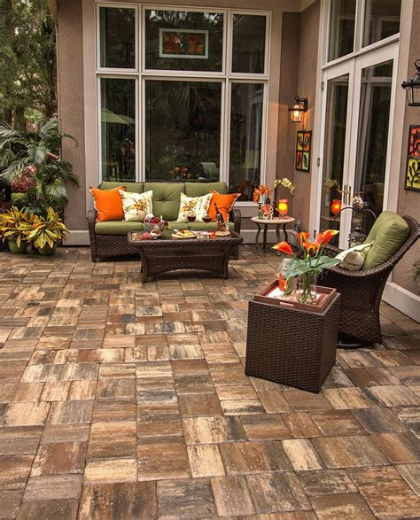 Entertain guests on your new patio designed with Mega Olde Towne Sierra ...