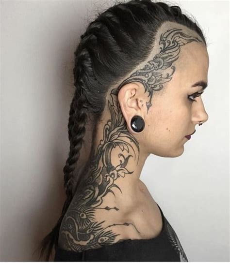 Pin by SIMONE~513 on BODY ART | Hairline tattoos, Head tattoos, Face ...