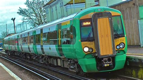 Class 377/2 - 377204 Departs West Worthing For Southampton Central - YouTube