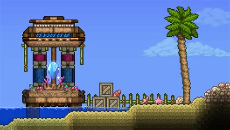 Ocean Pylon Shrine - 90 Minute Build : Terraria