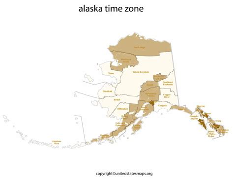 Alaska Time Zone Map | Map of Time Zones in Alaska - Chia Sẻ Kiến Thức Điện Máy Việt Nam