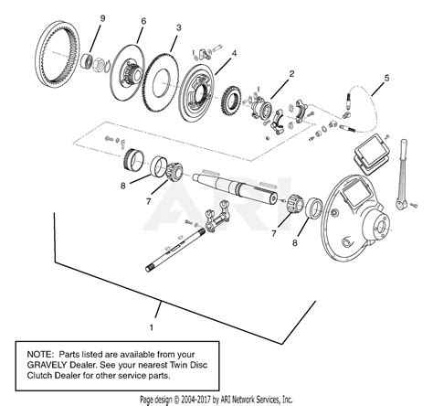 Twin Disc Clutch Parts Diagram