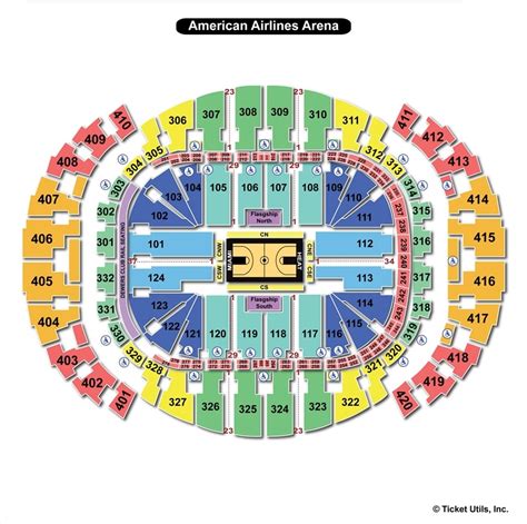 AmericanAirlines Arena, Miami Fl - Seating Chart View