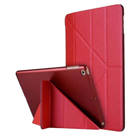 For iPad 6th Generation 2018 9.7 Slim Magnetic Leather Smart Cover Case For Apple 12.10-in ...