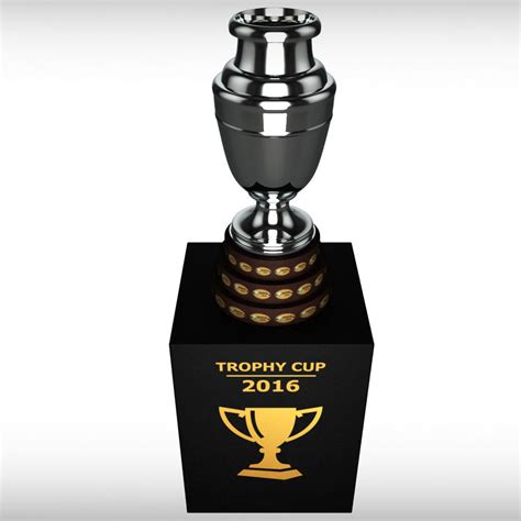 3D model Copa America cup trophy low detail VR / AR / low-poly | CGTrader