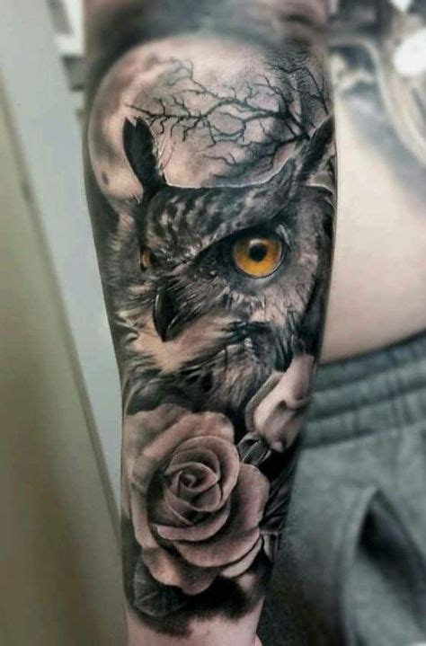 30 Owl Tree And Moon Tattoos ideas | tattoos, owl tattoo, owl