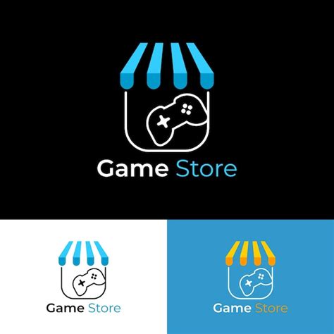 Premium Vector | Game store logo template design vector