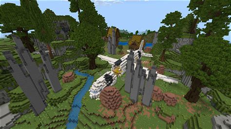 Crashed Plane Wreckage by Eco Studios (Minecraft Marketplace Map ...