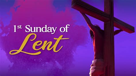 First Sunday of Lent (February 26, 2023) - YouTube